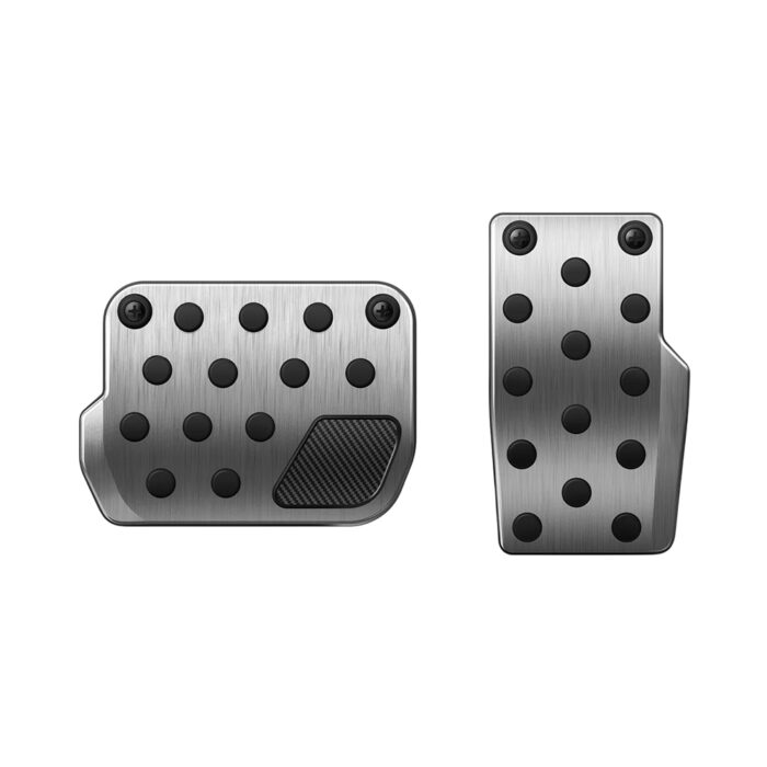 Спортни педали за Tesla Model 3 и Model Y, Spigen Pedal Cover TO200, неръждаема стомана, Сребристи - Image 3