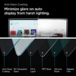 Протектор за екран за Tesla Model 3 и Model Y, Spigen Glas.tR EZ-FIT Anti-Glare Matte, 15,4″ - Image 2