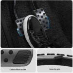 Спортни педали за Tesla Model 3 и Model Y, Spigen Pedal Cover TO200, неръждаема стомана, Сребристи - Image 6