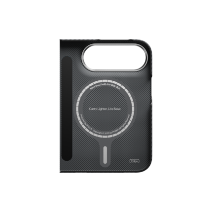 Magsafe Калъф за iPhone Duo, Pitaka Edge Case Black/Grey, Черен