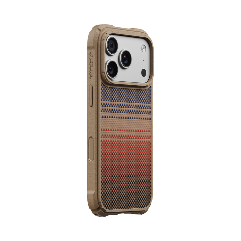 Magsafe Калъф за iPhone 18 Pro, Pitaka Cairn Case Sunset 01, Кафяв