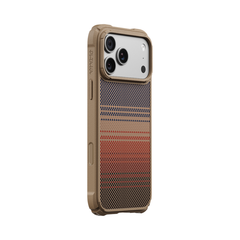 Magsafe Калъф за iPhone 18 Pro Max, Pitaka Cairn Case Sunset 01, Кафяв