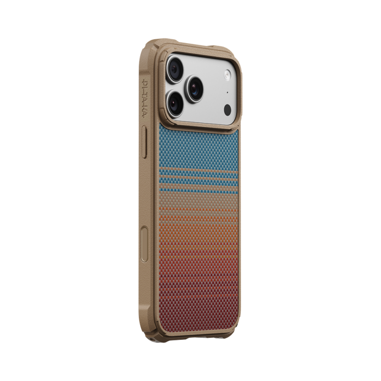 Magsafe Калъф за iPhone 18 Pro Max, Pitaka Cairn Case California Dream 01, Кафяв