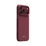 Magsafe Калъф за iPhone 18 Pro Max, Pitaka Summa Case Argyle Burgundy 03, Бордо