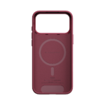 Magsafe Калъф за iPhone 18 Pro Max, Pitaka Summa Case Argyle Burgundy 03, Бордо