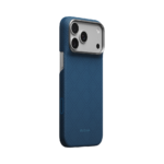 Magsafe Калъф за iPhone 18 Pro Max, Pitaka Edge Case Argyle Abyss Blue 02, Син