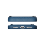 Magsafe Калъф за iPhone 18 Pro Max, Pitaka Edge Case Argyle Abyss Blue 02, Син