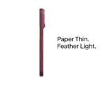Magsafe Калъф за iPhone 18 Pro, Pitaka Edge Case Argyle Burgundy 03, Бордо
