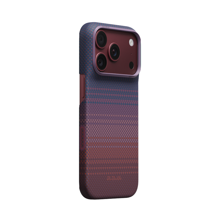 Magsafe Калъф за iPhone 18 Pro, Pitaka Edge Case 1001 Nights Twilight 03, Лилав
