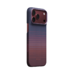 Magsafe Калъф за iPhone 18 Pro Max, Pitaka Edge Case Moonrise 2.0 1001 Nights Twilight 03, Лилав