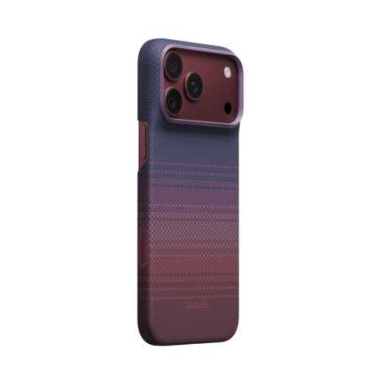 Magsafe Калъф за iPhone 18 Pro Max, Pitaka Edge Case Moonrise 2.0 1001 Nights Twilight 03, Лилав