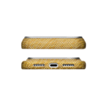 Magsafe Калъф за iPhone 18 Pro Max, Pitaka Edge Case Wind Over Wheat Golden Drift 01, Златист