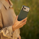 Magsafe Калъф за iPhone 18 Pro Max, Pitaka Edge Case Wind Over Wheat Berlin Nocturne 03, Зелен