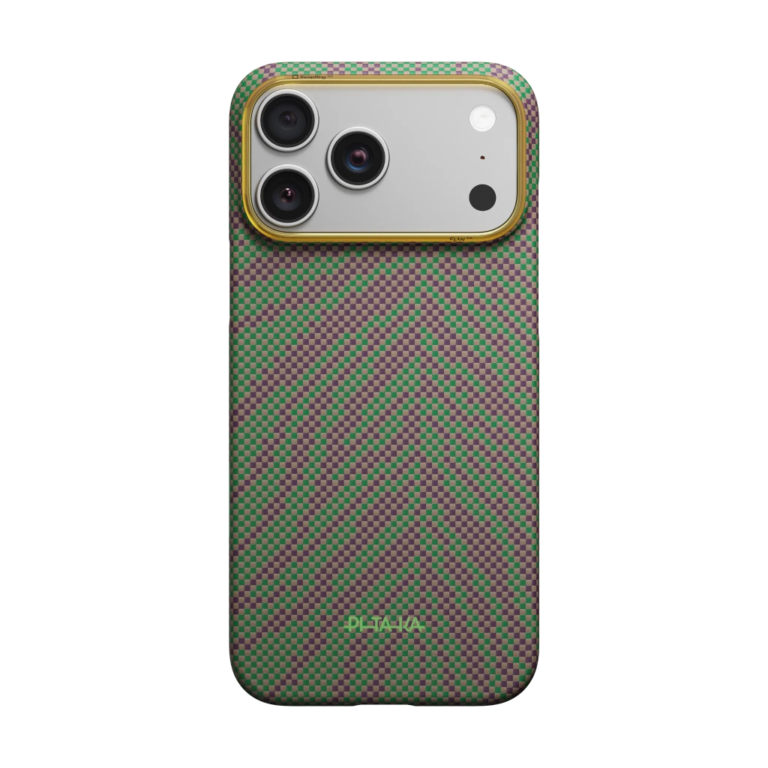 Magsafe Калъф за iPhone 17 Pro Max, Pitaka Edge Breath of Veins Case Sprout Surge, Зелен