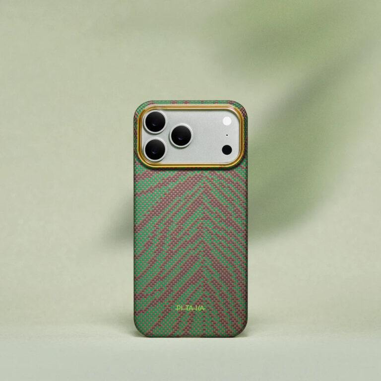 Magsafe Калъф за iPhone 17 Pro Max, Pitaka Edge Breath of Veins Case Sprout Surge, Зелен