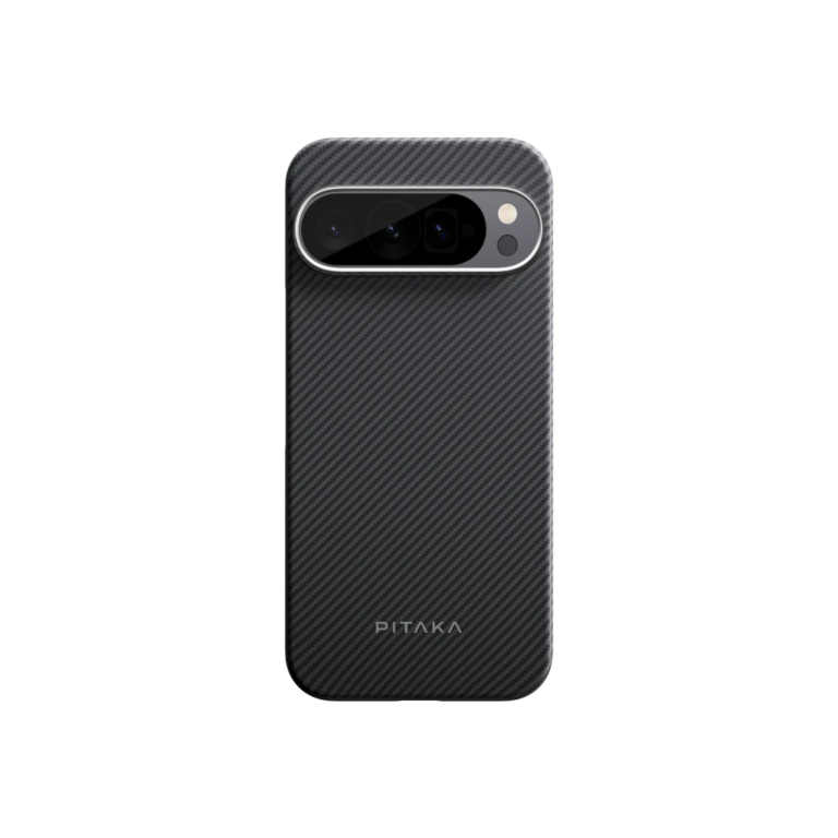 Magsafe Калъф за Google Pixel 9 Pro XL, Pitaka Edge Case Black/Grey Twill, Черен