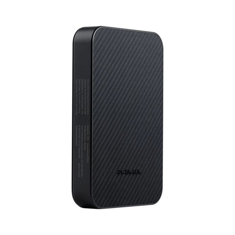 Pitaka Aramid Magnetic Qi2 Външна батерия 10000 mAh – Черен