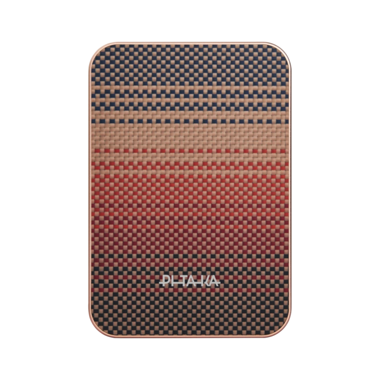 Pitaka Aramid Magnetic Qi2 Външна батерия 10000 mAh – Кафяв